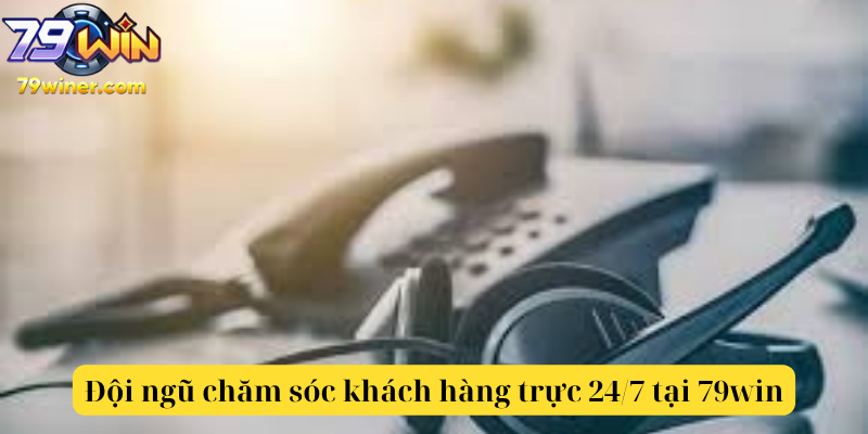 Đội ngũ chăm sóc khách hàng trực 24/7 tại 79win