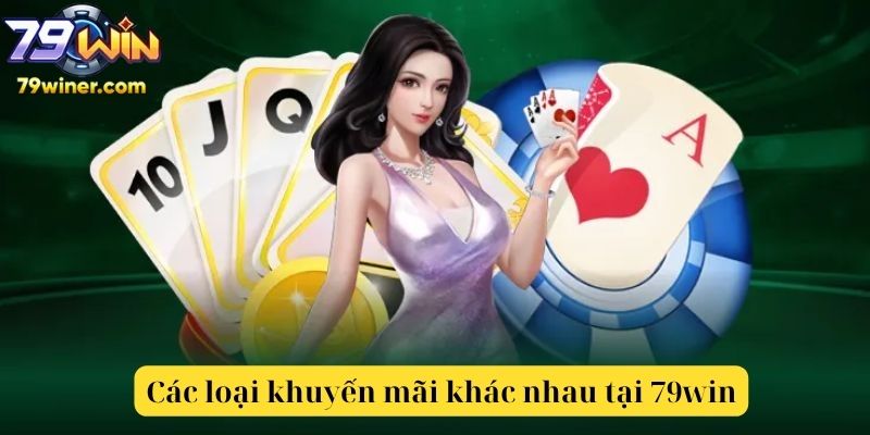 Các loại khuyến mãi khác nhau tại 79win